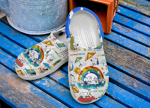 Customized Happy Summer Snoopy On The Beach Cartoon Clogs Shoes Customized Happy Summer Snoopy On The Beach Cartoon Clogs Shoes