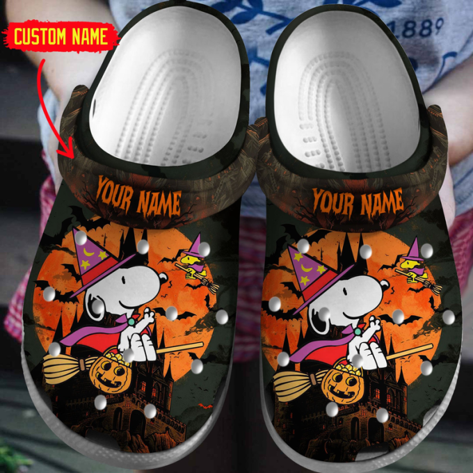 Customized Snoopy Clogs For Kids & Adults