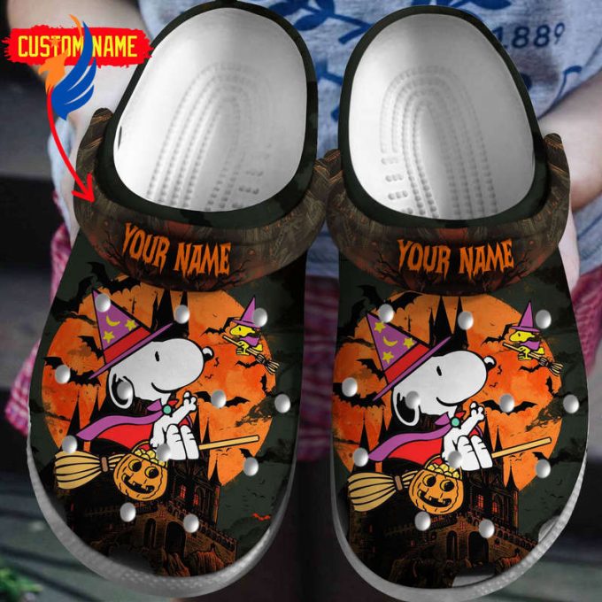 Customized Snoopy Clogs For Kids & Adults