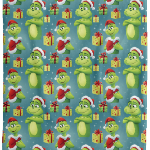 Cute Grinches, Grinches-mas Blanket, Grinches With Gift Box