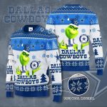 Dallas Cowboys Grinches Knit Ugly Christmas sweater Dallas Cowboys Grinches Knit Ugly Christmas sweater