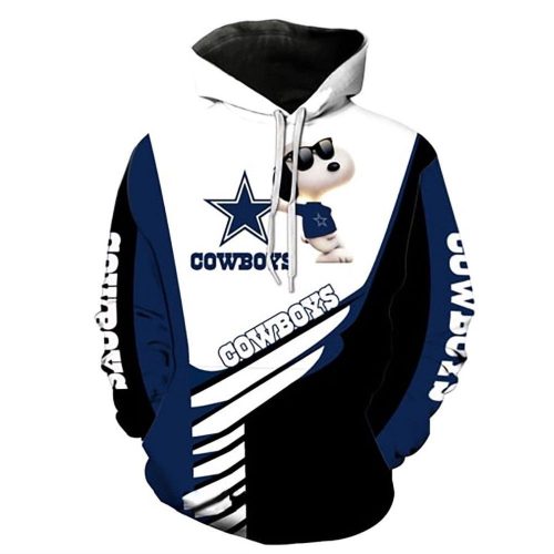 Dallas Cowboys NFL Snoopy Peanuts 3D All Over Print Hoodies Dallas Cowboys NFL Snoopy Peanuts 3D All Over Print Hoodies
