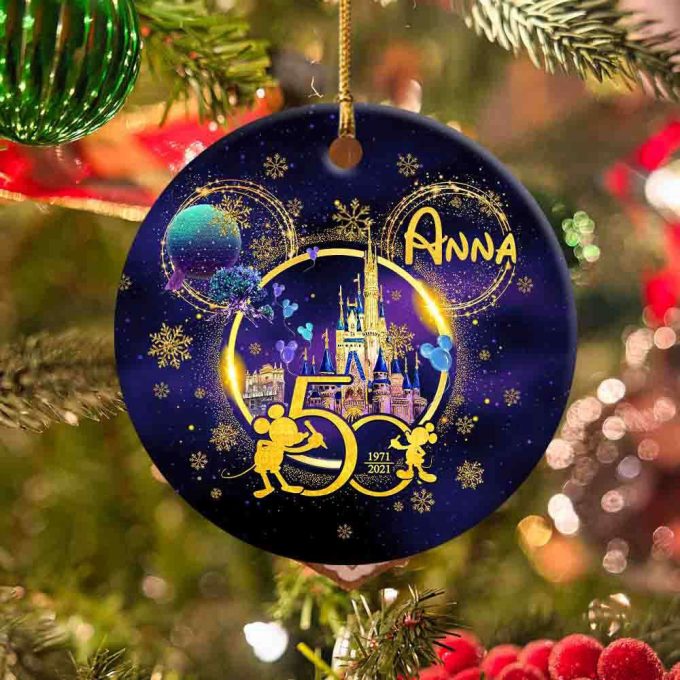 Disney 50th Anniversary Ornaments, Mickey and Friends Ornaments Disney 50th Anniversary Ornaments, Mickey and Friends Ornaments