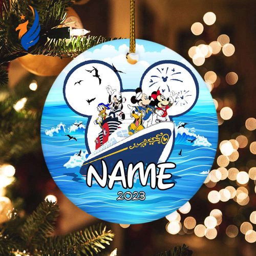 Disney Cruise Ship Ornament Personalized Mickey And Minnie Disney Cruise Ship Ornament Personalized Mickey And Minnie