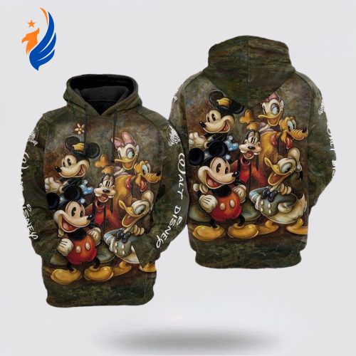 Disney Family Mickey Mouse And Friend 3D Hoodie Disney Family Mickey Mouse And Friend 3D Hoodie
