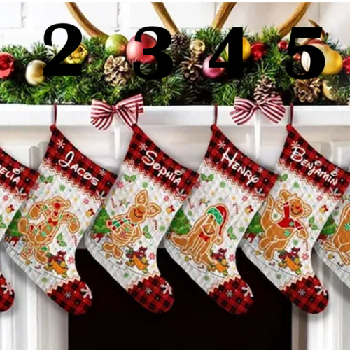 Magical Disney Gingerbread & Winnie The Pooh Christmas Stockings: Festive & Fun Holiday Decor