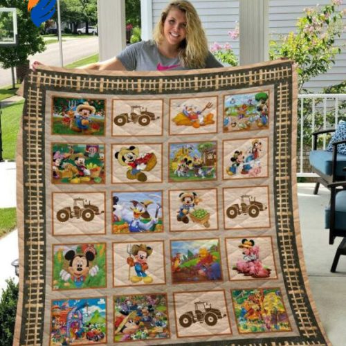 Disney Mickey Mouse And Friends Farmer 1k43 Gift Lover Quilt Blanket 1853 – Blanket Home Decor Gift