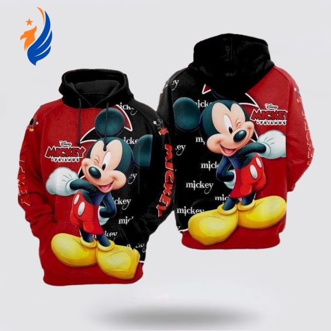 Disney Mickey Mouse Cute Lover All Over Print Hoodie Disney Mickey Mouse Cute Lover All Over Print Hoodie