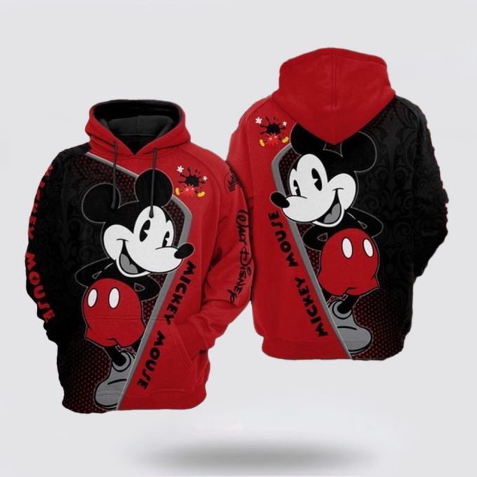 Disney Mickey Mouse Cute Lover Art 3D Hoodie