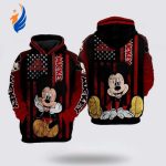 Disney Mickey Mouse Fan Gift No198 Cute Mickey American Flag Stylist Unisex 3D Hoodie Disney Mickey Mouse Fan Gift No198 Cute Mickey American Flag Stylist Unisex 3D Hoodie