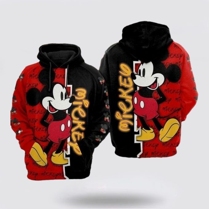 Disney Mickey Mouse Lover Art Print 3D Hoodie