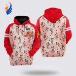 Disney Mickey Mouse Red Pattern 3D Hoodie