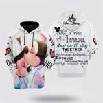Disney Minnie And Mickey Mouse Love, Once Upon A Time I Became Your And You Became Mine Aop Hoodie Disney Minnie And Mickey Mouse Love, Once Upon A Time I Became Your And You Became Mine Aop Hoodie
