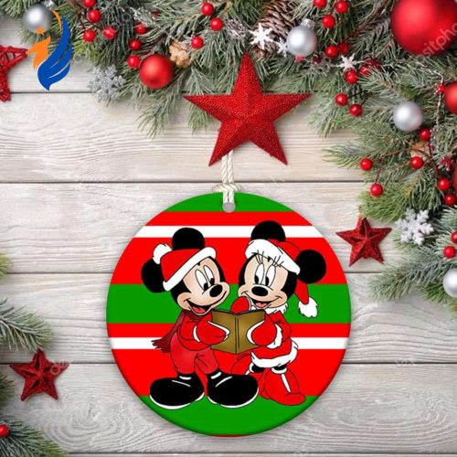 Disney Minnie Mickey Mouse Christmas Decorative Ornament Disney Minnie Mickey Mouse Christmas Decorative Ornament