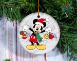 Disney Santa Ornament, Disney Ornament, Mickey Ornament