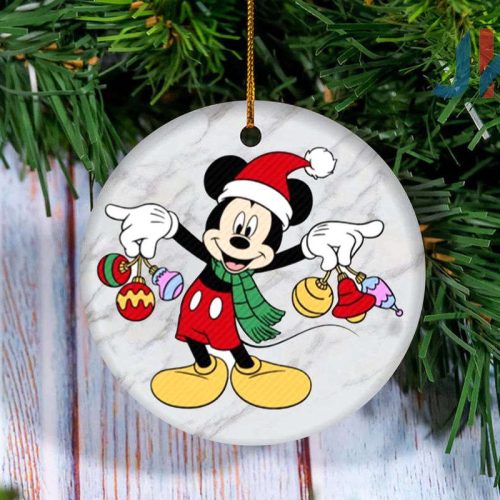 Disney Santa Ornament, Disney Ornament, Mickey Ornament