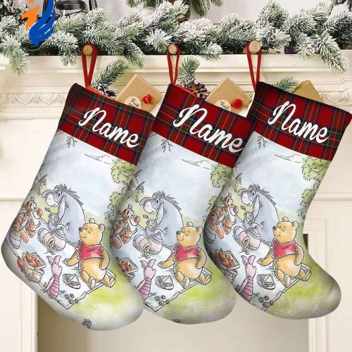 Magical Disney Winnie the Pooh Christmas Stocking for 2023 – Perfect for Family Celebrations