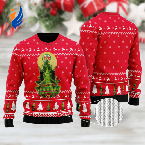 Dos Equis Grinches Snow Ugly Christmas Sweater Dos Equis Grinches Snow Ugly Christmas Sweater
