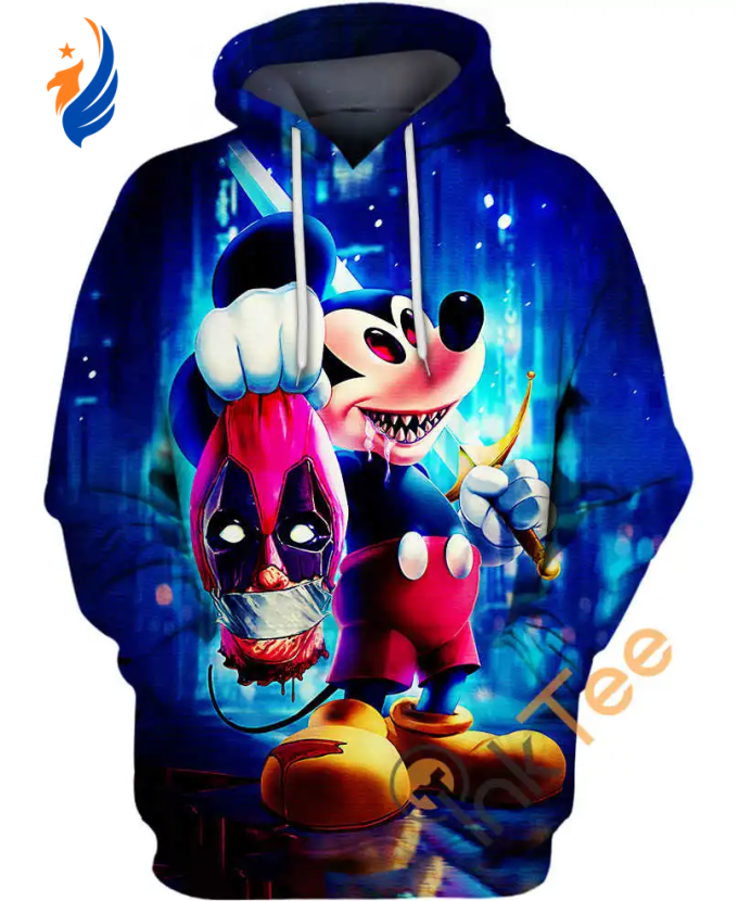 Evil Mickey Mouse Hoodie 3D AOP Shirt Evil Mickey Mouse Hoodie 3D AOP Shirt