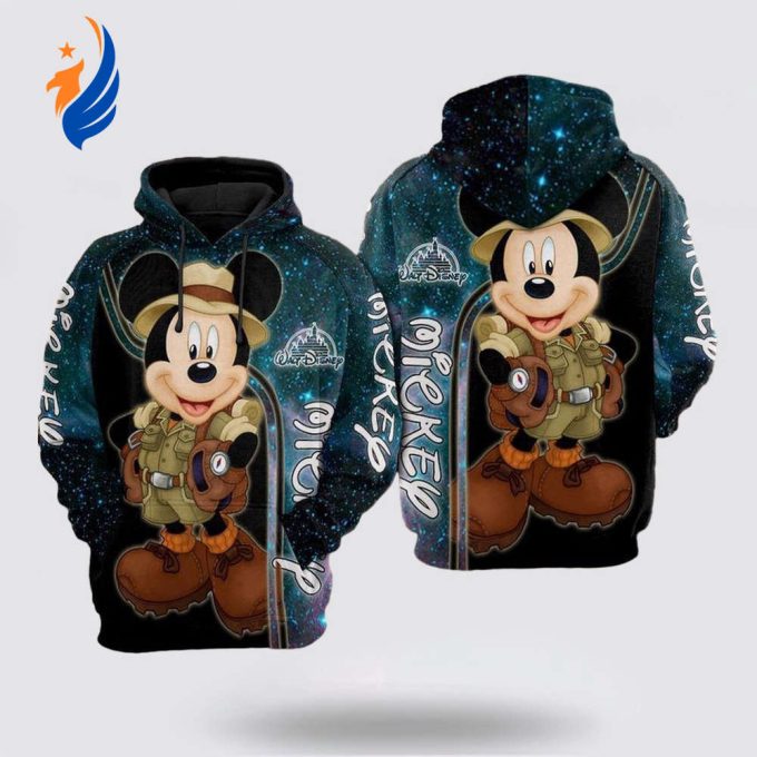 For Mickey Mouse Lovers Galaxy Gift For Fan 3D Hoodie For Mickey Mouse Lovers Galaxy Gift For Fan 3D Hoodie
