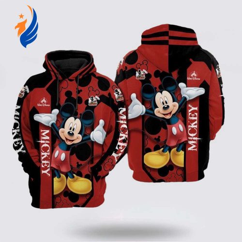 For Mickey Mouse Lovers Simple Pattern 3D Hoodie For Mickey Mouse Lovers Simple Pattern 3D Hoodie