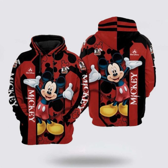 For Mickey Mouse Lovers Simple Pattern 3D Hoodie