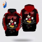 For Mickey Mouse Lovers Water Reflection Pattern 3D Hoodie