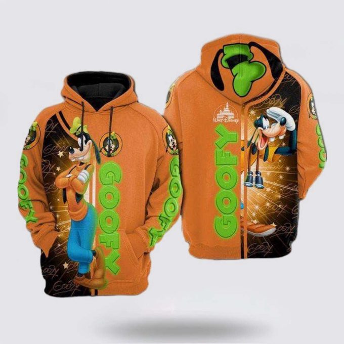 Goofy Mickey Mouse Disney Cartoon 3D Hoodie