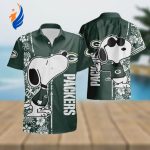 Get Game Day Ready with Green Bay Packers Snoopy Hawaiian Shirt – Official NFL Merchandise
