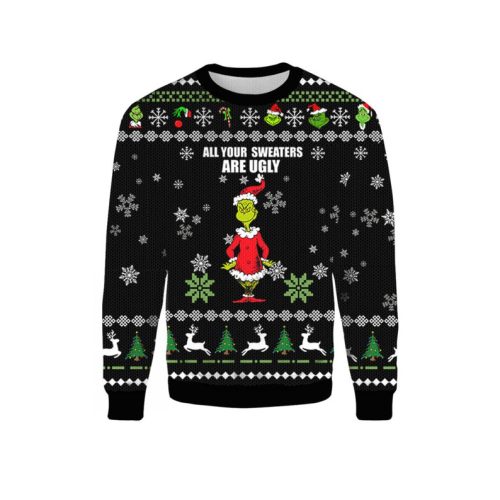 Grinches All Your Sweaters Are Ugly Christmas Sweater Gift Xmas Grinches All Your Sweaters Are Ugly Christmas Sweater Gift Xmas