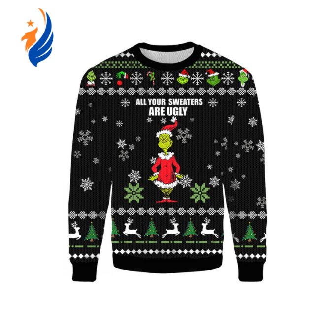 Grinches All Your Sweaters Are Ugly Christmas Sweater Gift Xmas