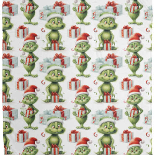 Grinches Blanket, Grinches Fleece Blanket, Grinches Xmas Blanket, Grinches Blanket Gift, Cute Blanket