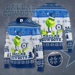 Grinches Dallas Cowboys Ugly Christmas Sweater, All Over Print Sweatshirt Grinches Dallas Cowboys Ugly Christmas Sweater, All Over Print Sweatshirt