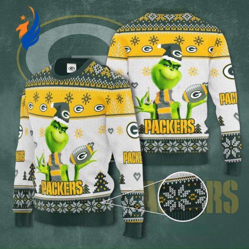 Grinches Green Bay Packers Ugly Christmas Sweater Grinches Green Bay Packers Ugly Christmas Sweater