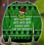 Grinches Hate Hate Hate Symbol 3D Christmas Ugly Sweater