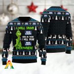 Grinches I Will Drink Bud Light Everywhere Ugly Christmas Sweater Grinches I Will Drink Bud Light Everywhere Ugly Christmas Sweater