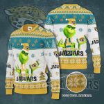 Grinches Jacksonville Jaguars 3D Ugly Christmas Sweater Grinches Jacksonville Jaguars 3D Ugly Christmas Sweater