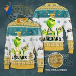 Grinches Jacksonville Jaguars 3D Ugly Christmas Sweater Grinches Jacksonville Jaguars 3D Ugly Christmas Sweater