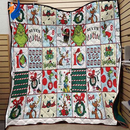 Grinches Lover Quilt Blanket 2 Grinches Lover Quilt Blanket 2