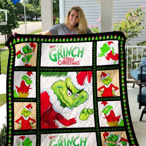 Grinches lover Quilt Blanket Quilt CH