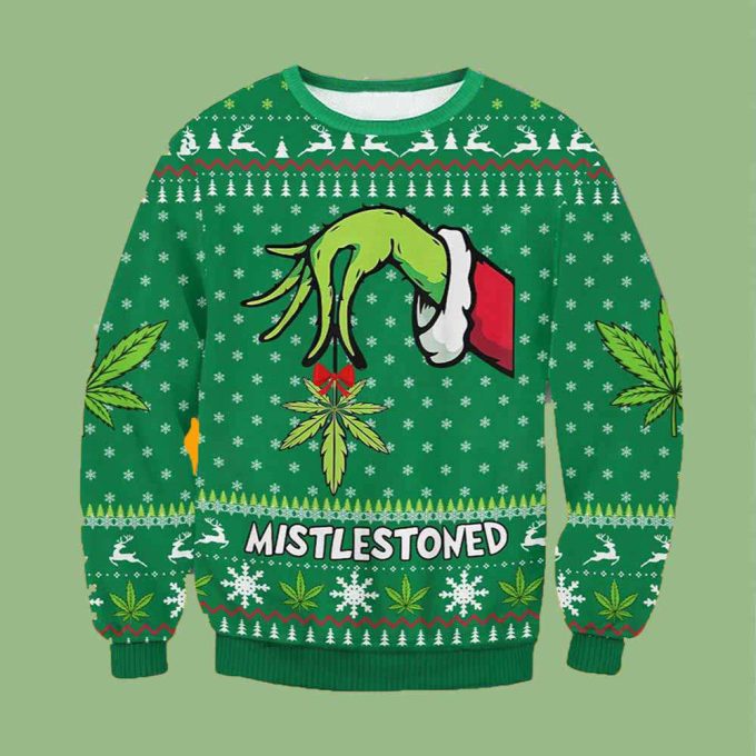 Grinches Mistlestoned Merry Ugly Christmas Sweater