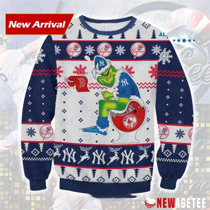 Grinches New York Yankees Ugly Christmas Sweater