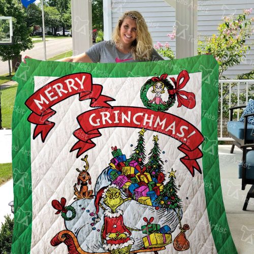 Grinches Quilt Blanket, Christmas Gift, Perfect Holiday Gift, Cozy Gift for All Occasions Grinches Quilt Blanket, Christmas Gift, Perfect Holiday Gift, Cozy Gift for All Occasions