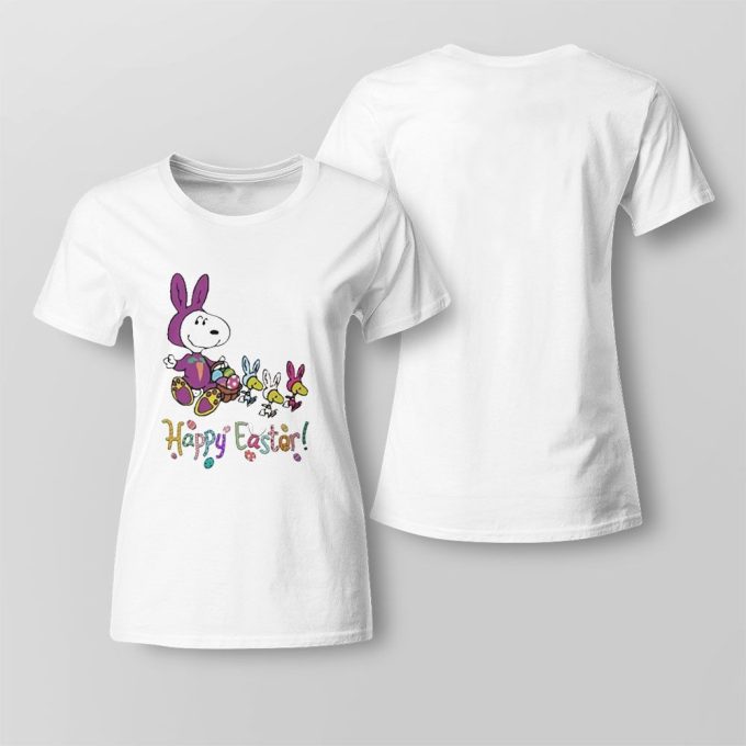 Get into the Easter spirit with our festive Happy Easter Snoopy T-Shirt! Get into the Easter spirit with our festive Happy Easter Snoopy T-Shirt!
