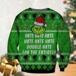 Hate Hate Hate Cute Christmas Grinches Ugly Christmas Sweater Hate Hate Hate Cute Christmas Grinches Ugly Christmas Sweater