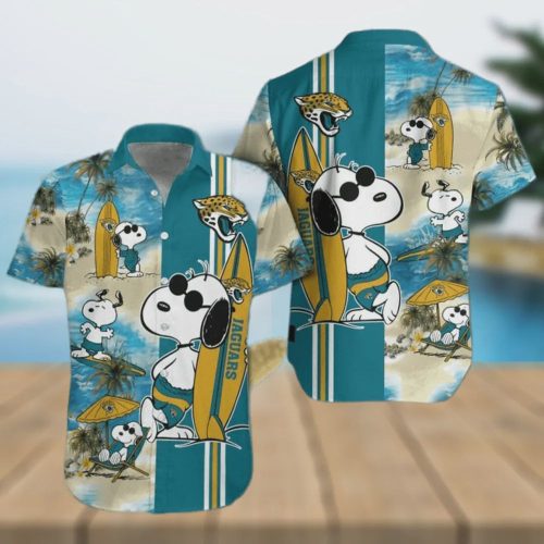 Stylish Jacksonville Jaguars Snoopy Hawaiian Shirt – Tropical Vibes for NFL Fans! Stylish Jacksonville Jaguars Snoopy Hawaiian Shirt – Tropical Vibes for NFL Fans!
