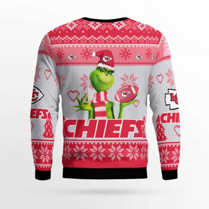 Kansas City Chiefs The Grinches Christmas AOP Ugly Sweater