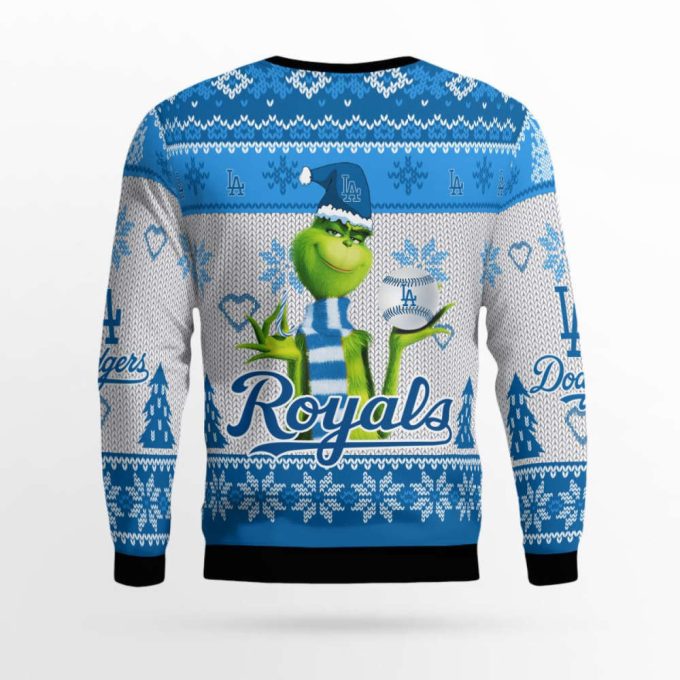 Los Angeles Dodgers The Grinches Christmas AOP Ugly Sweater