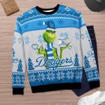 Los Angeles Dodgers The Grinches Christmas AOP Ugly Sweater Los Angeles Dodgers The Grinches Christmas AOP Ugly Sweater