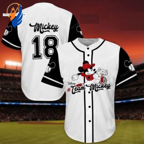 Disney Love Mickey Mouse Baseball Jersey Shirt - Magic Kingdom & Disney Shirt